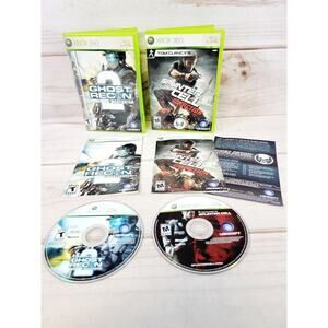 Tom Clancy's Ghost Recon Advanced Warfighter 1 & Splinter Cell Xbox 360 CIB